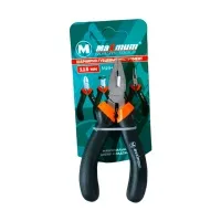 Плоскогубцы мини 115 мм, CRV, резиновые рукоятки, черные, "MAXIMUM" MX 14329