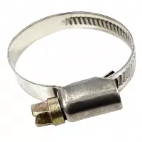 Хомут червячный 25-40 мм, нержавейка, "MAXIMUM"  (кратно 100 шт) (2628) Хомут червячный 25-40 мм, нержавейка, "MAXIMUM"  (кратно 100 шт) (2628)